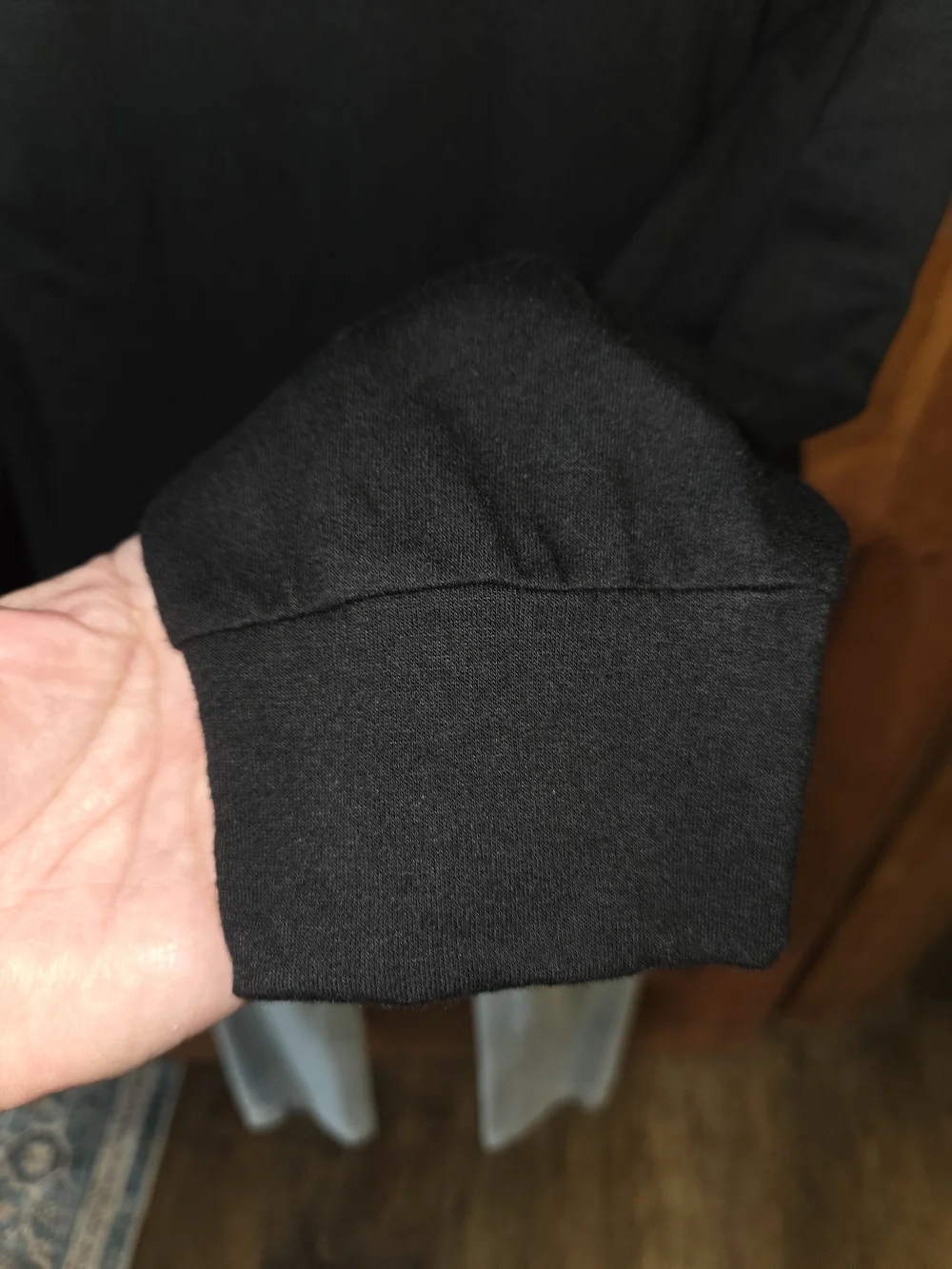 J. Crew Black Long Sleeve Scoop Neck Tee‎